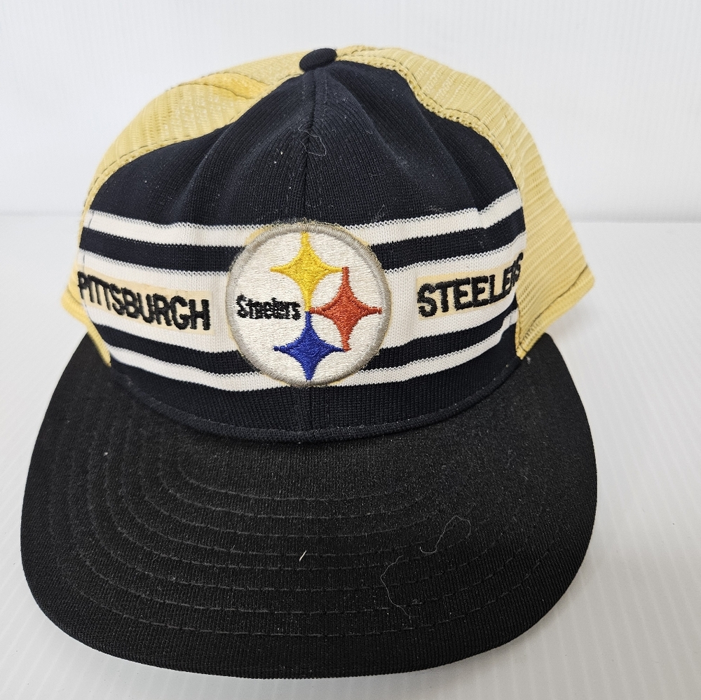 Vintage Pittsburgh Steelers Black and Yellow Cap CAP0005